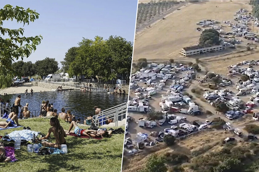 En Cáceres decidieron montar una rave ilegal. 3.000 personas llevan cinco días sin parar y la Guardia Civil se queja