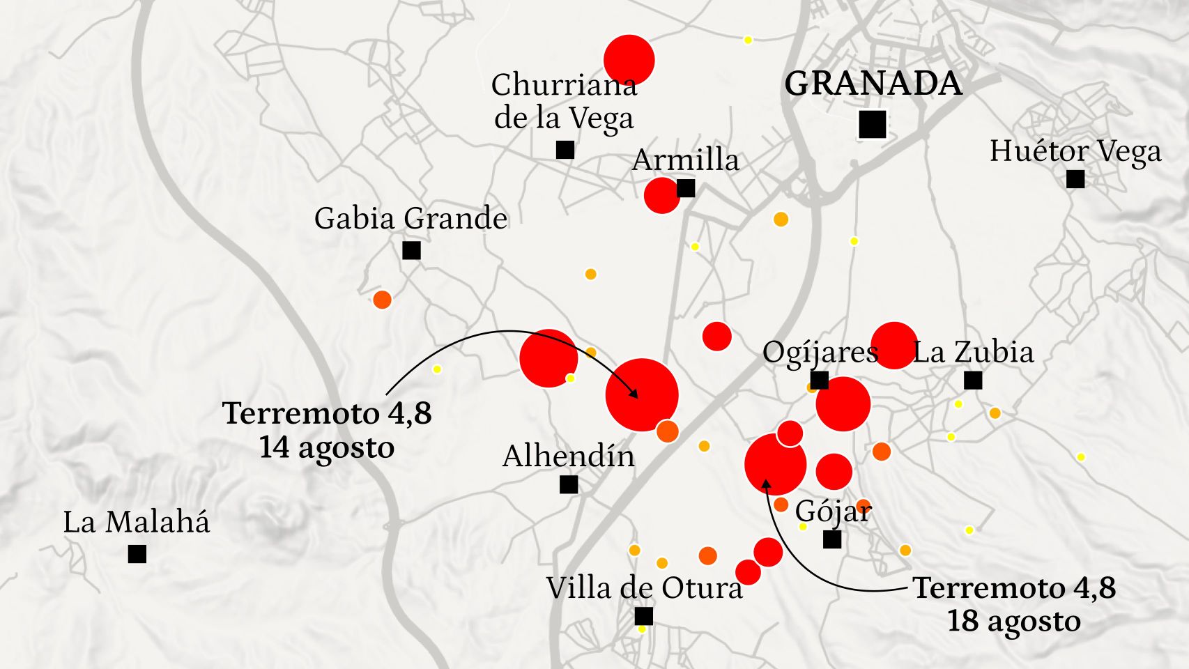 El polvorín sísmico de Granada que siempre está activo: 22 de los 30 mayores terremotos en España han ocurrido allí