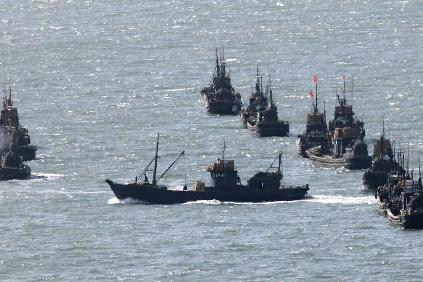 En 1982, Reino Unido movilizó sus barcos civiles en la guerra de las Malvinas. China ha tenido la misma idea con su descomunal flota mercante