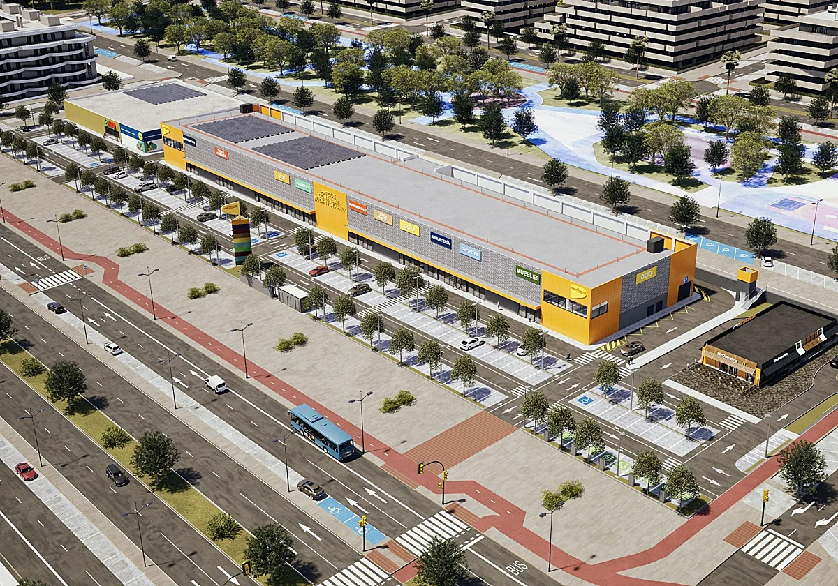 Proyectan un centro comercial en la principal zona de expansión residencial de Málaga