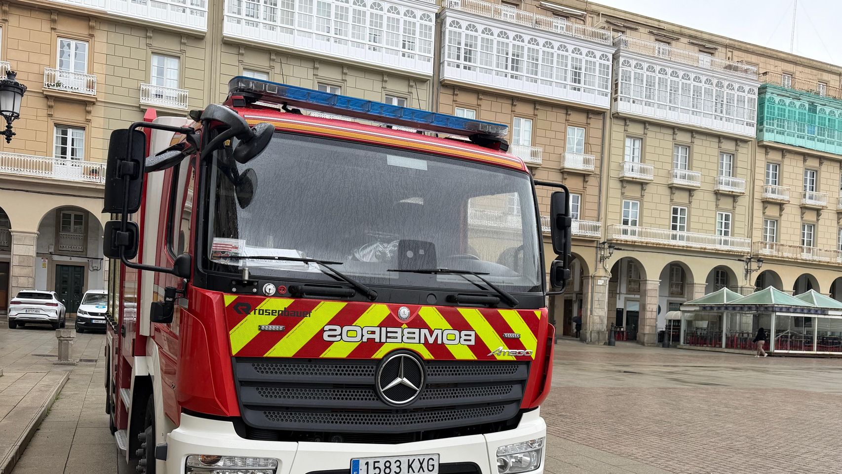 Un perro sale ileso de un incendio en una vivienda de A Coruña provocado por una olla al fuego