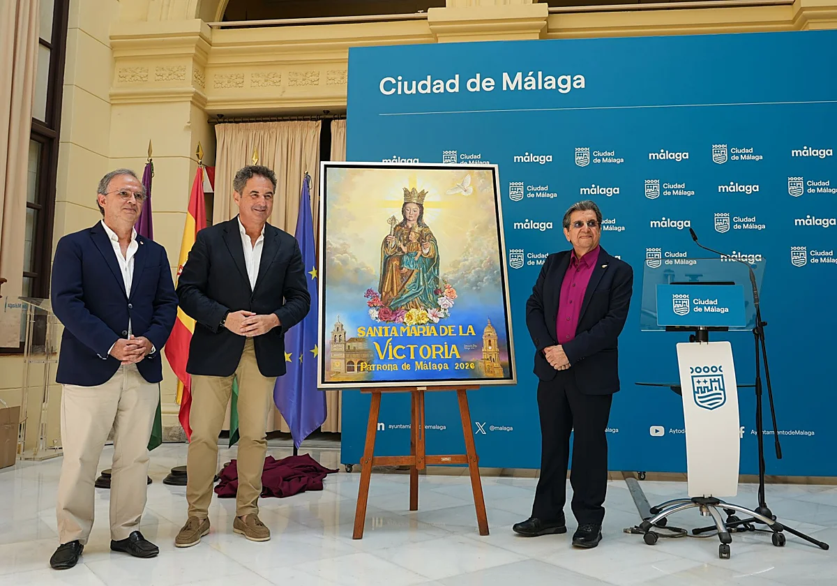 Una pintura «clásica y rotunda» de Leonardo Fernández anuncia la solemnidad de la Patrona de Málaga