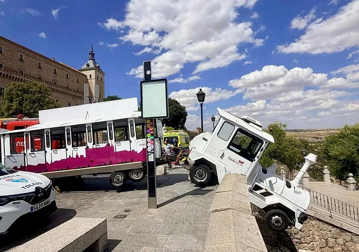 Herido un turista italiano en Toledo tras ser arrollado por un tren turístico