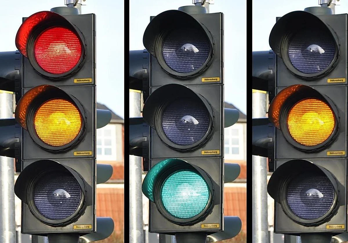 Cambios a partir de octubre en la luz ámbar intermitente de los semáforos para proteger a los peatones