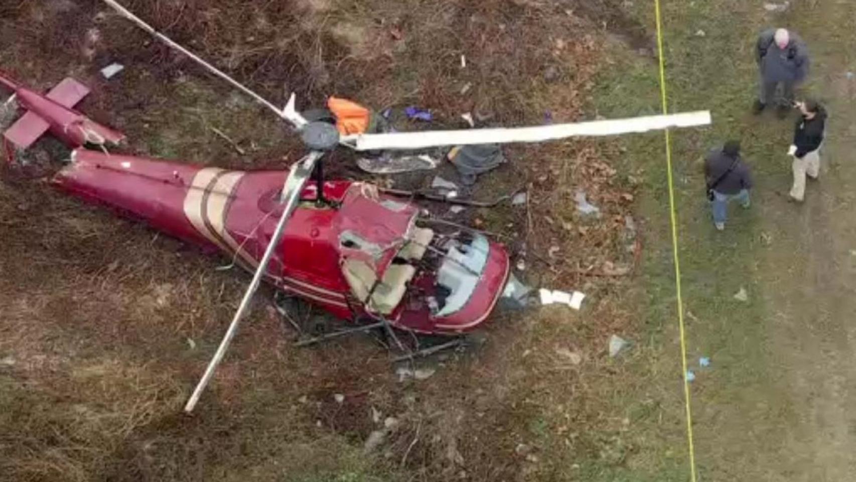 Dos helicópteros chocan en el aire cerca del aeropuerto de Hammonton, en Nueva Jersey (EEUU): un muerto y un herido