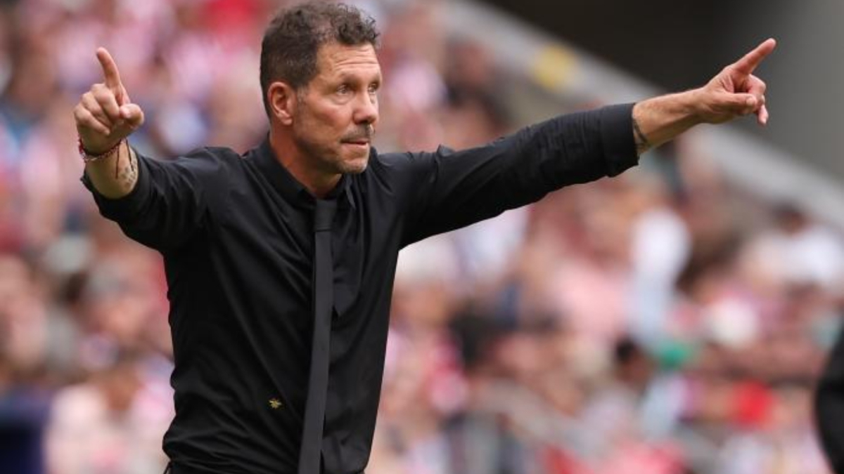 Simeone: “Necesitamos delanteros, delanteros buenos, lo tenemos y lo tenemos que cuidar”