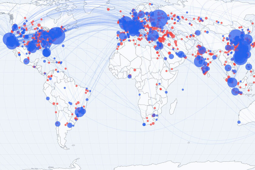 Ya sabemos de dónde vienen y a dónde van los ultrarricos del mundo: gracias a este mapa interactivo