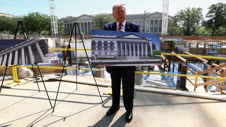Las obras del salón de baile de Trump topan con el búnker nuclear construido bajo la Casa Blanca por Bush y Obama