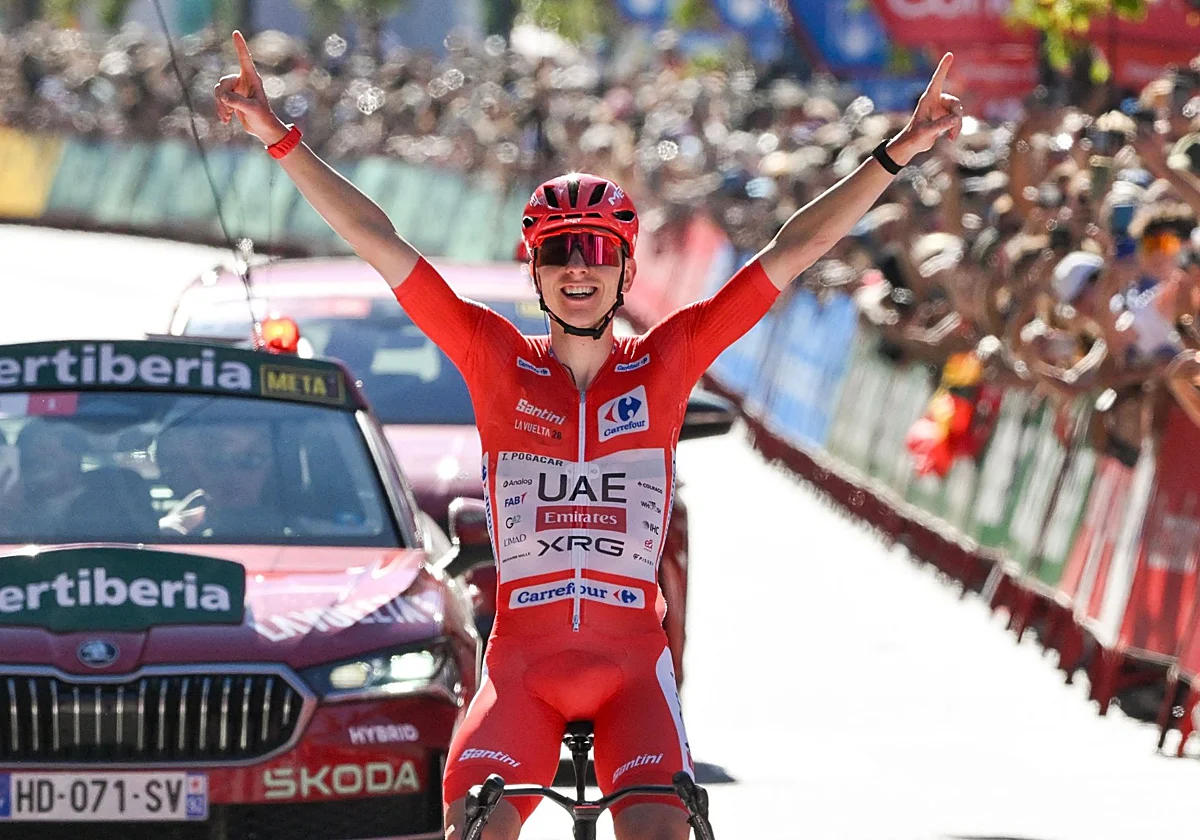 Pogacar aplaca la valentía del Decathlon y revienta La Vuelta en la cuarta etapa