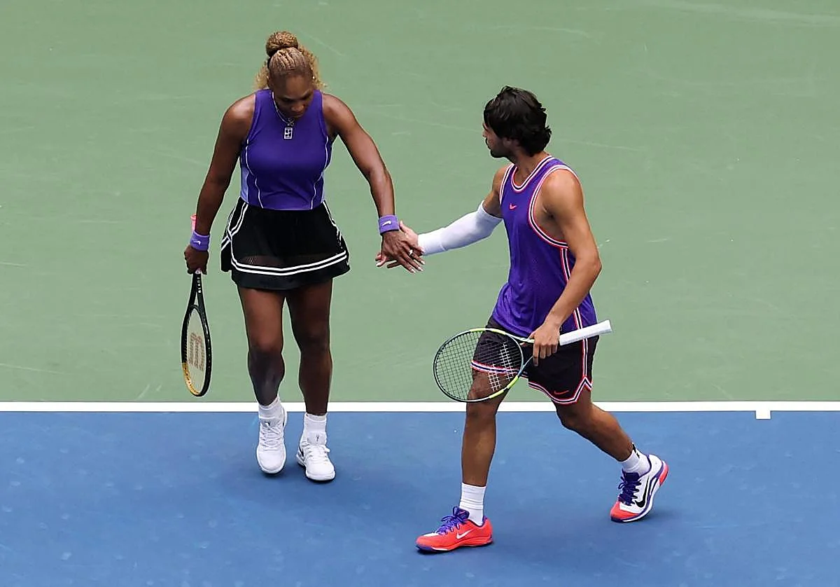 Alcaraz y Serena, eliminados del dobles mixto