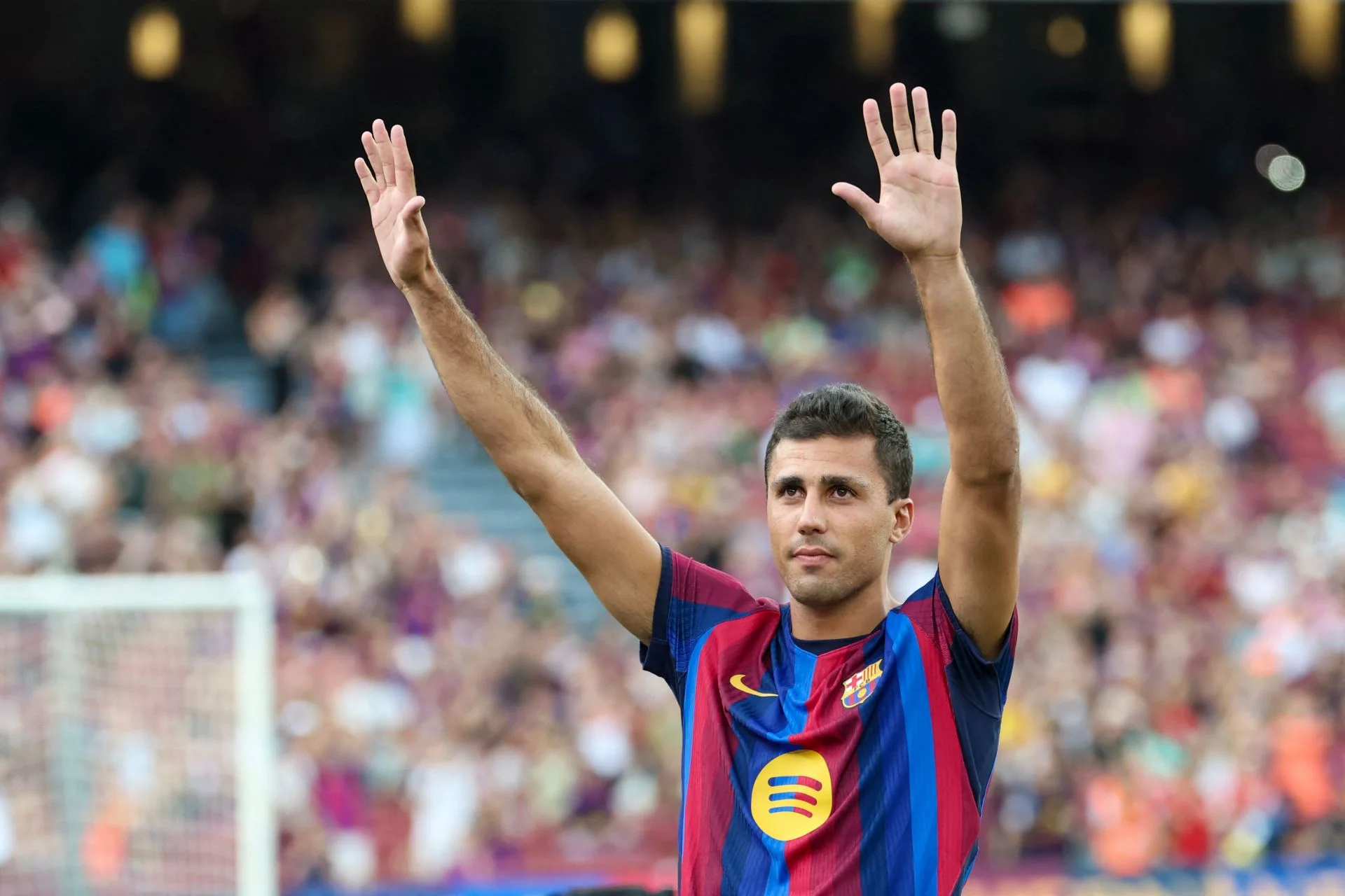 Rodri debuta este jueves con la camiseta del Barcelona
