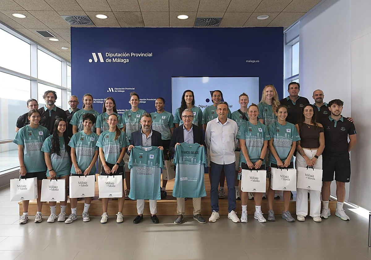 La Diputación de Málaga recibe al CAB Estepona