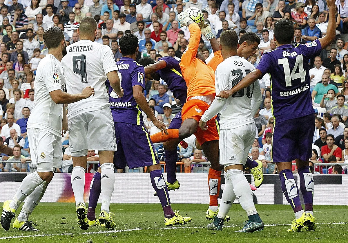 El Málaga, ante otra oportunidad para romper el maleficio del Bernabéu