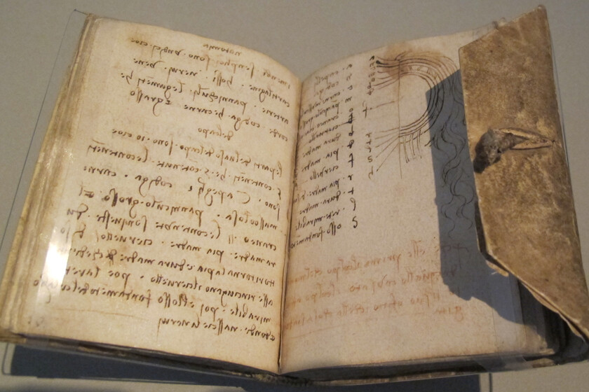 Un dibujo de Leonardo da Vinci escondía un mapa oculto. La obra ha revelado los túneles secretos de un castillo del S.XV