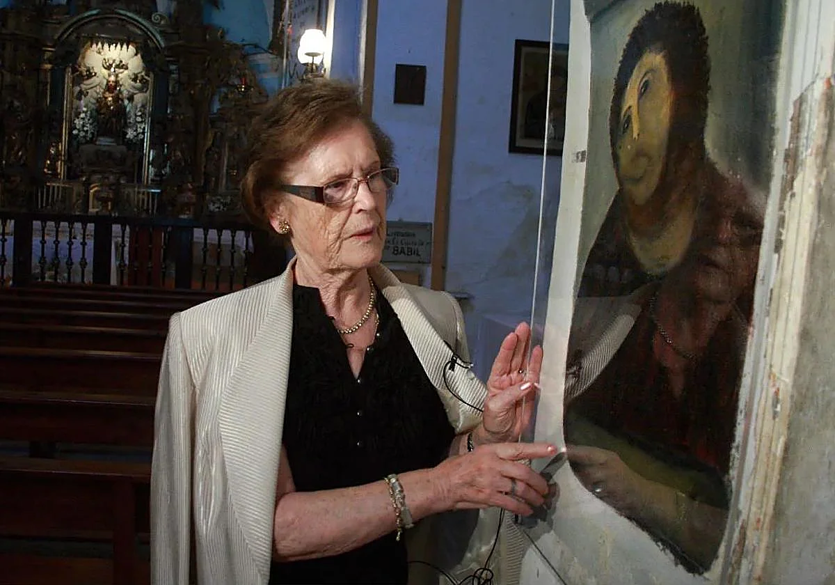 Fallece Cecilia Giménez, la creadora del Ecce Homo de Borja