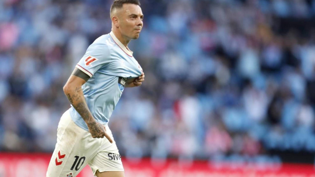 Iago Aspas comienza su despedida con gol pero sin puntos