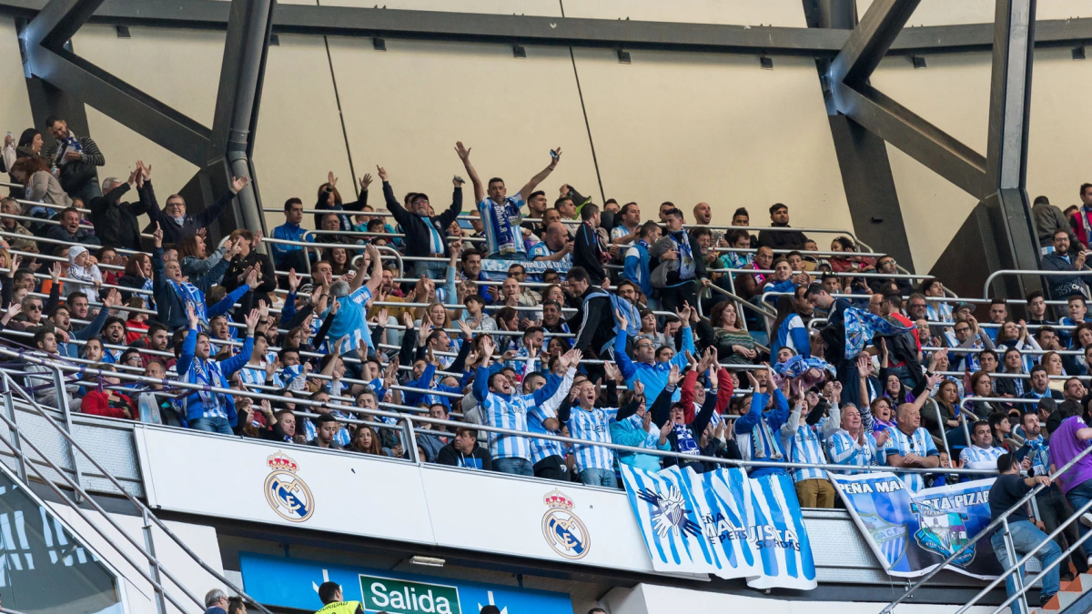 El malaguismo se moviliza para el Bernabéu: tres aficionados por cada entrada