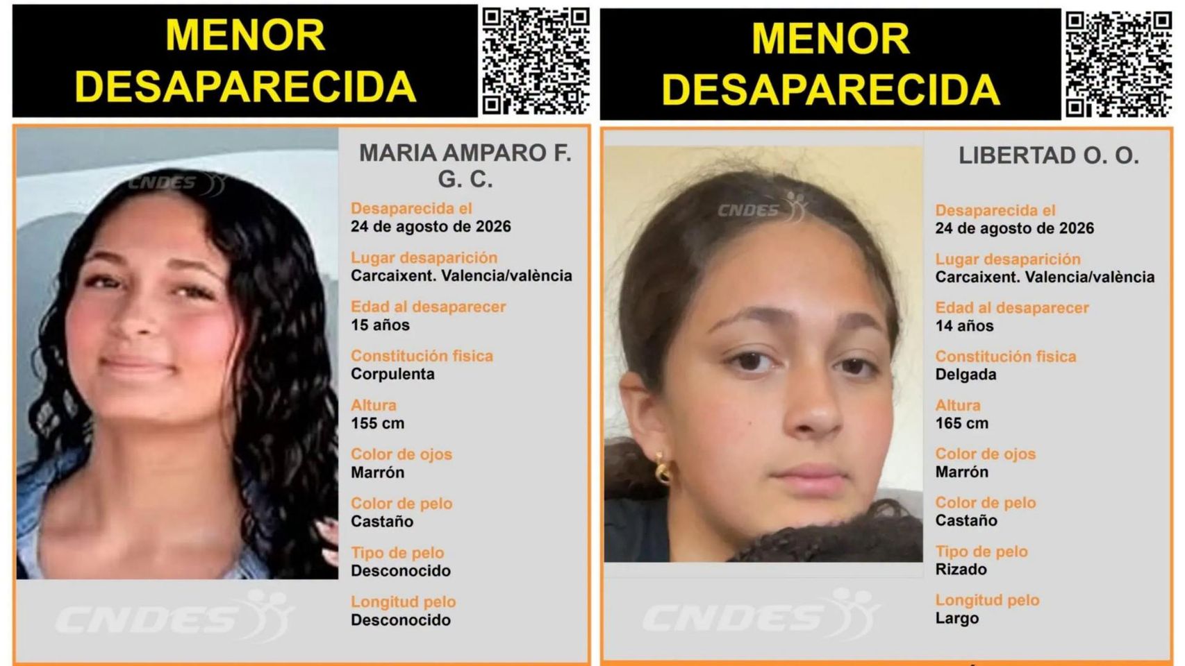 Buscan a dos adolescentes de 14 y 15 años desaparecidas desde hace cinco días en el municipio valenciano de Carcaixent