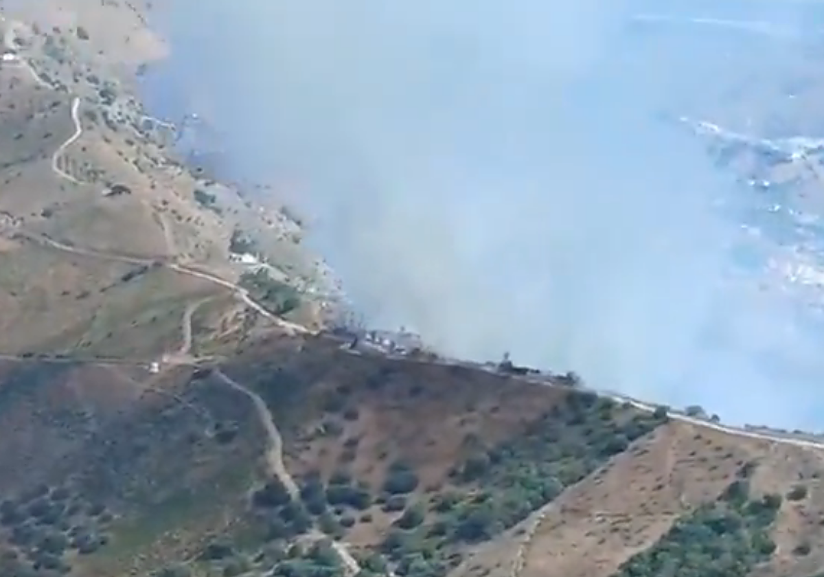Controlado el incendio declarado por el Infoca en El Borge