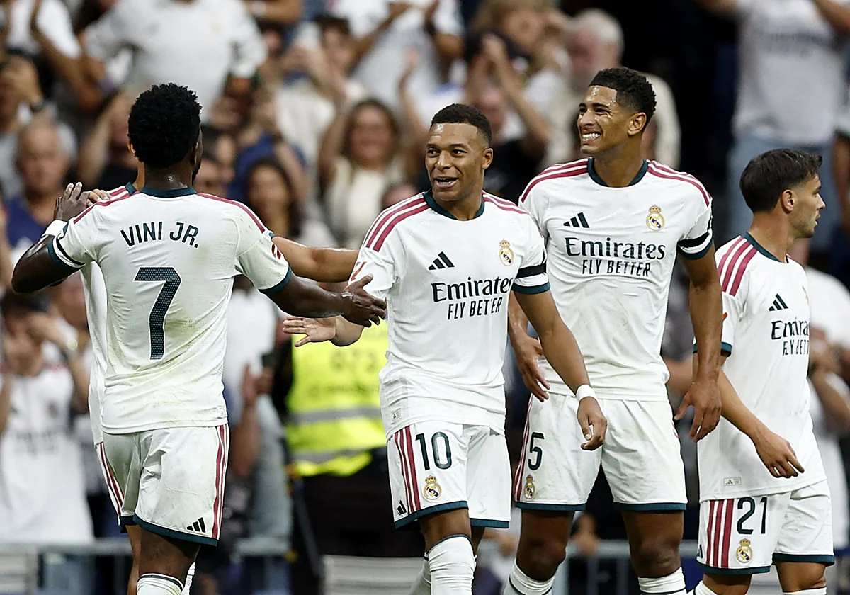 El Real Madrid pega fuerte ante el Málaga