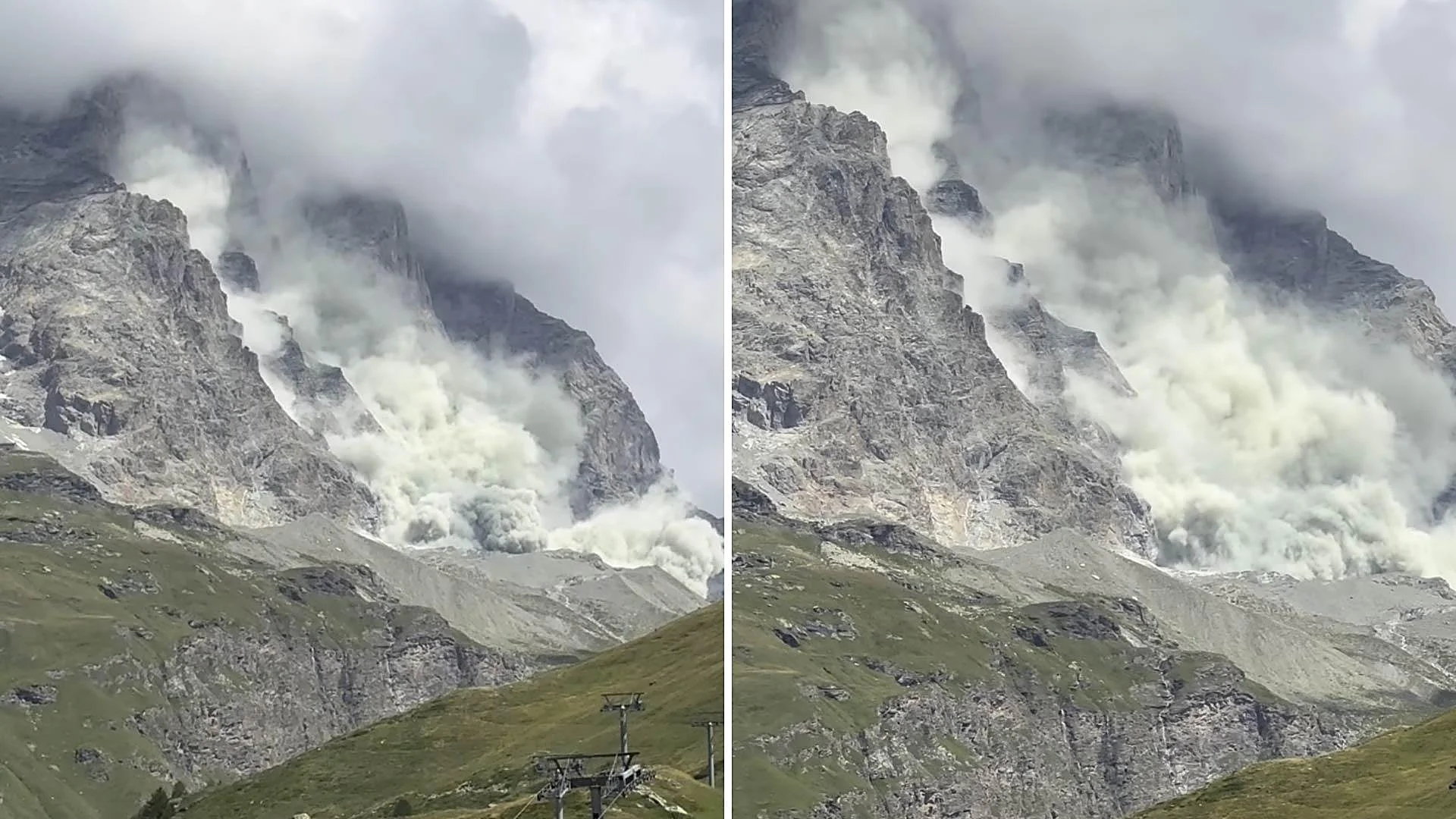 Los Alpes se derrumban por el calentamiento global