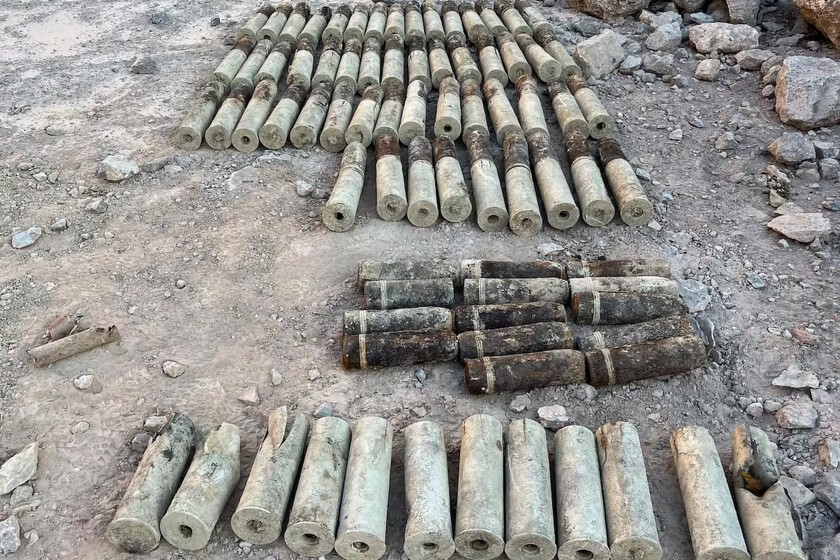 Encuentran 544 kilos de proyectiles de la Guerra Civil enterrados en un pueblo de Castellón de 51 habitantes