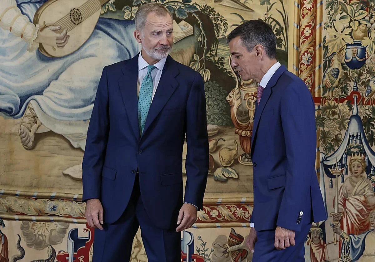 Sánchez se reúne con el Rey tras considerar que hay «razones suficientes» para que Felipe VI visite Ceuta y Melilla