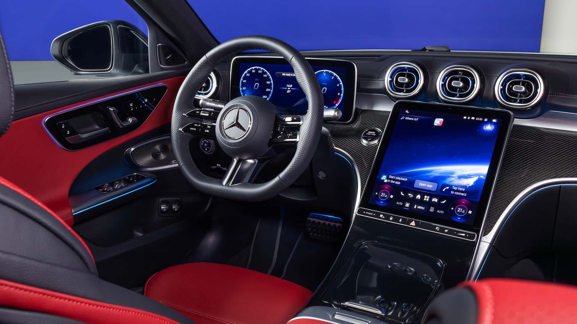 ¿Cómo es el interior del Mercedes-Benz Clase C 2026?