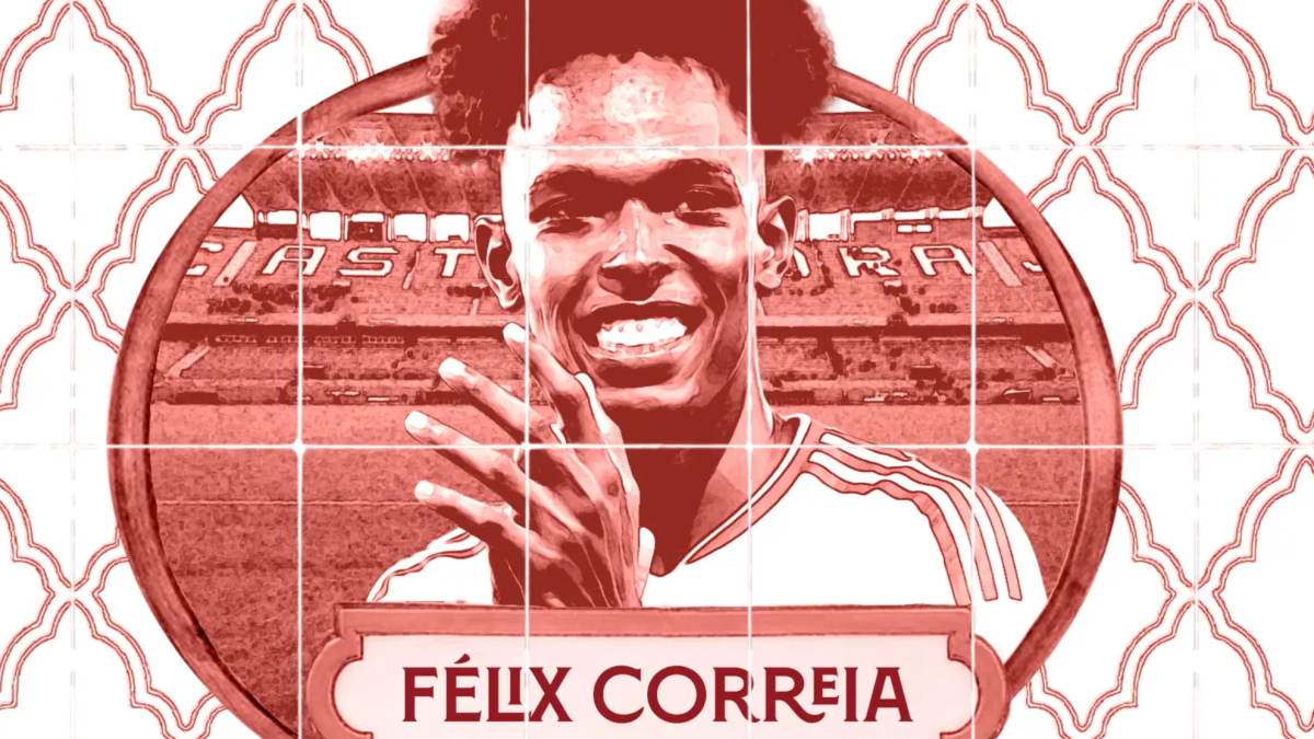 El Sevilla anuncia el acuerdo con el Lille para la cesión de Félix Correia