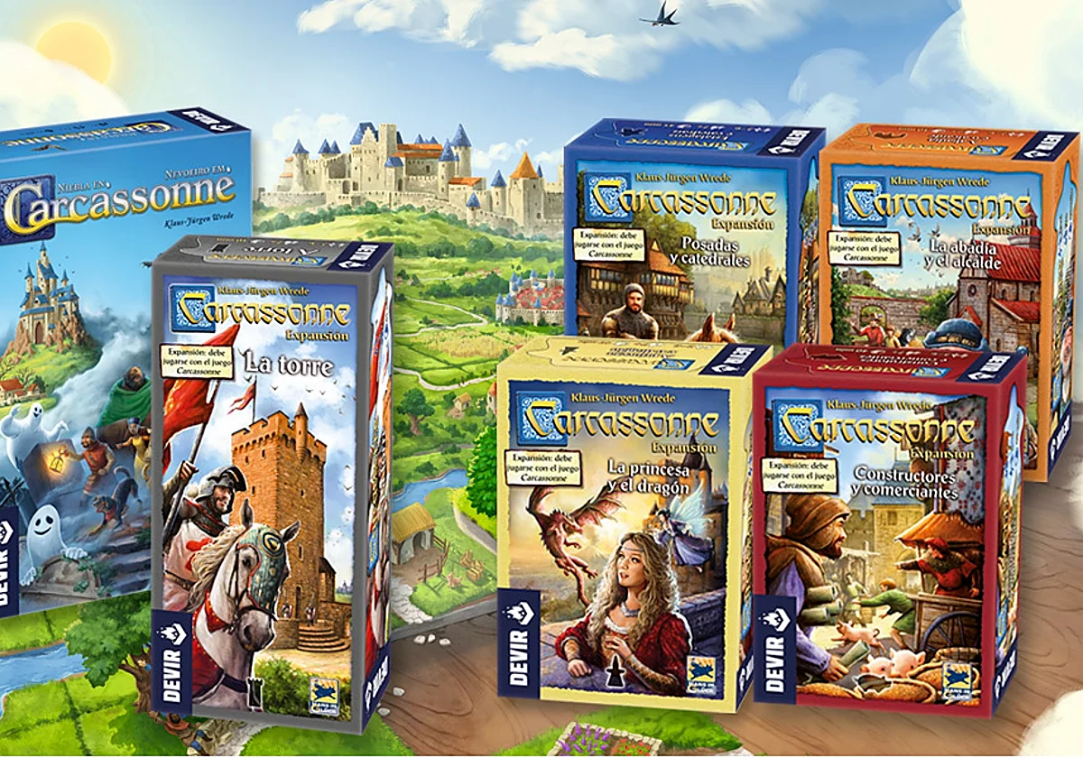Si te gustan los juegos de estrategia, el Carcassonne big box Devir con 11 expansiones es para ti