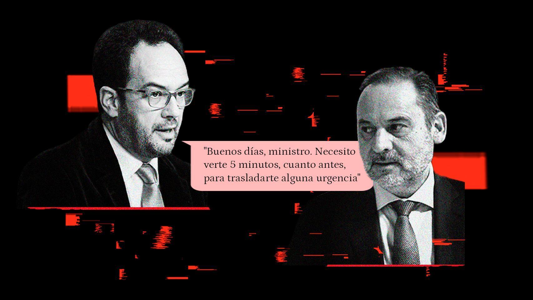 Hernando presionó a Ábalos como lobista para favorecer en Bruselas a sus clientes: 'Si no lo autoriza la UE, habrá problemas'