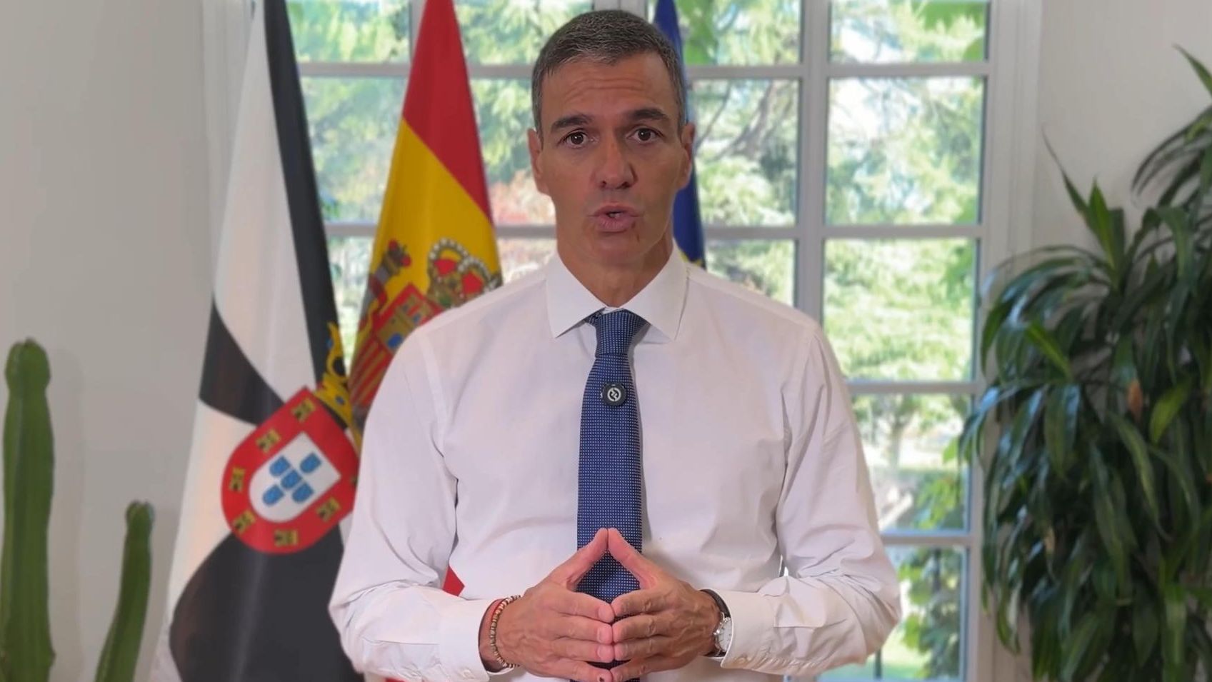Sánchez convierte la "violación de la integridad territorial" en una "crisis compleja" y no habla de retornos en el día de Ceuta