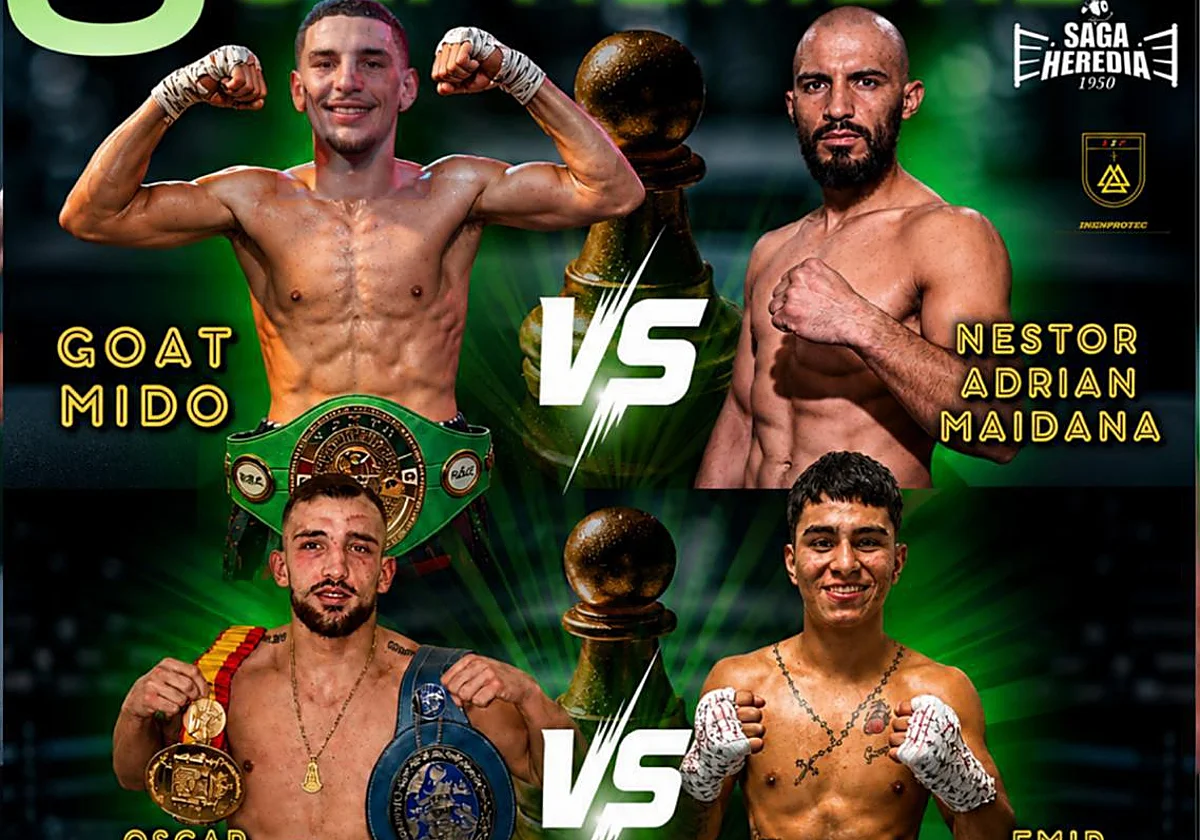 El boxeo profesional regresa a Saga Heredia con Óscar 'Toro' Díaz y 'Goat Mido' como protagonistas