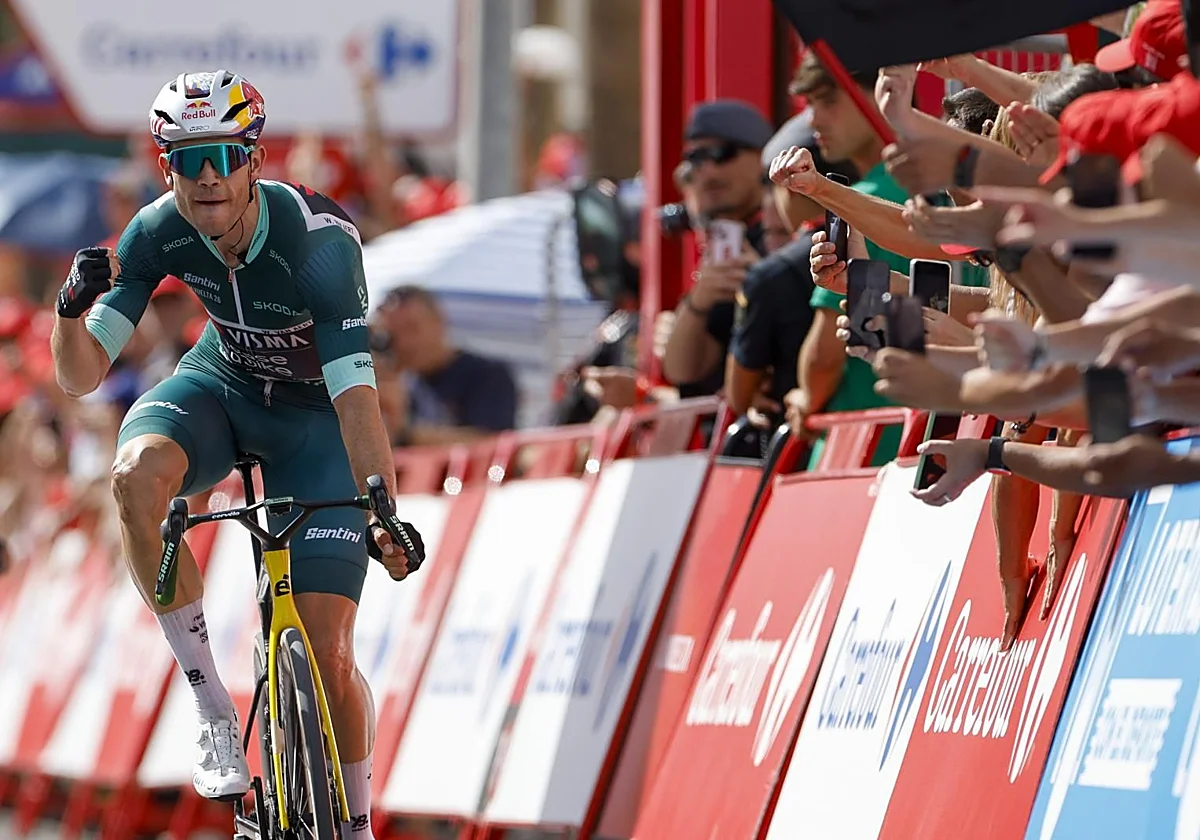 Van Aert extrae el caviar de La Vuelta