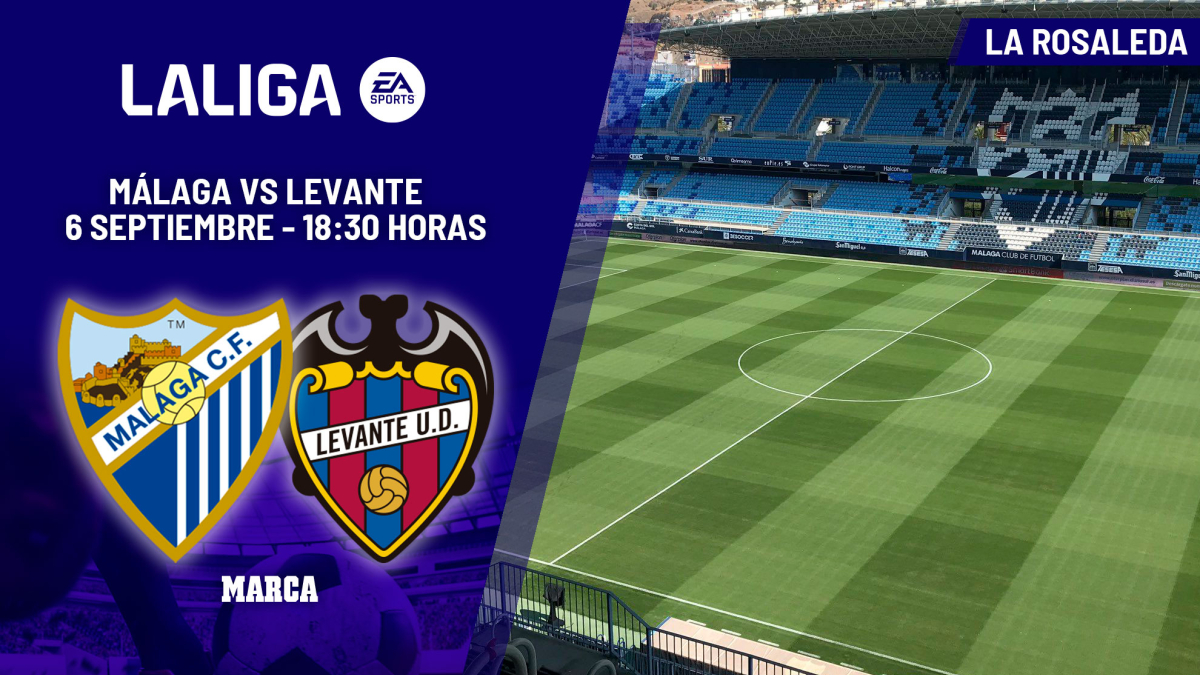 Málaga - Levante | La Rosaleda quiere ya la primera: previa, análisis, pronósticos y predicción