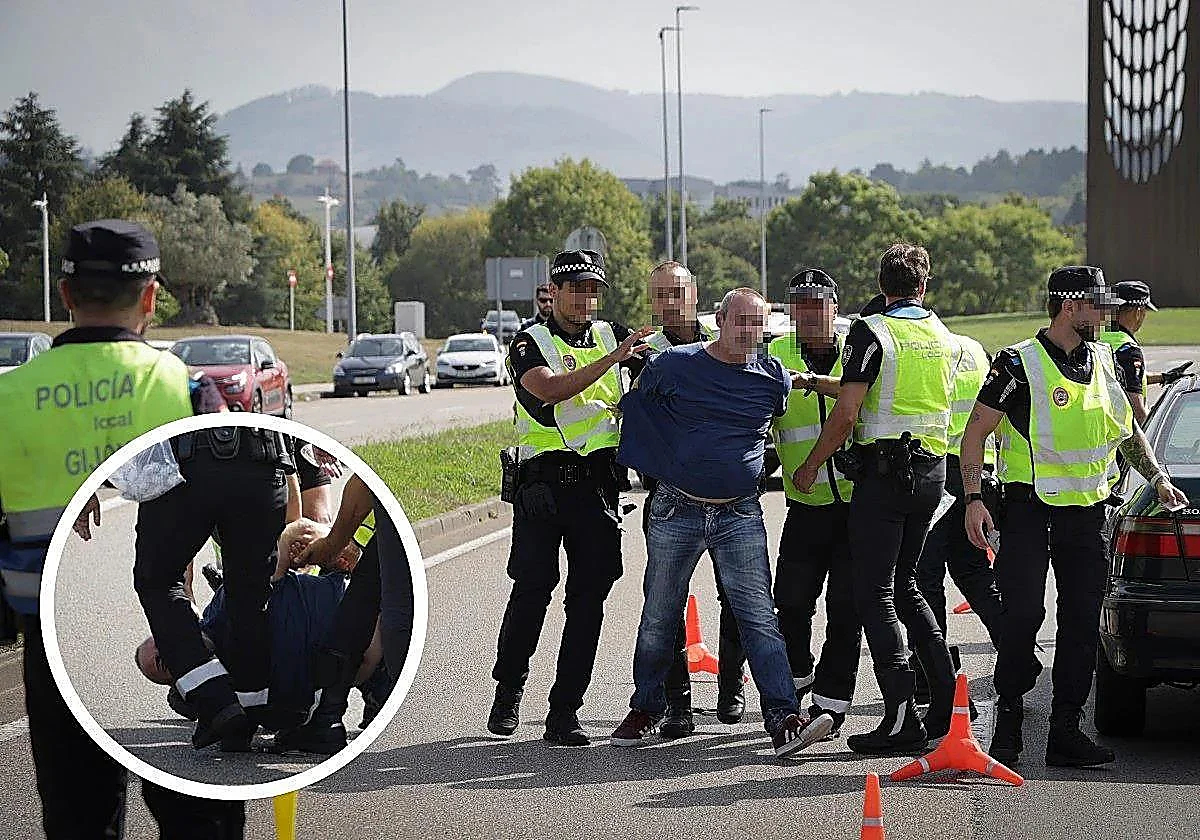 Muerde a un policía tras dar positivo en un control de alcoholemia en Gijón
