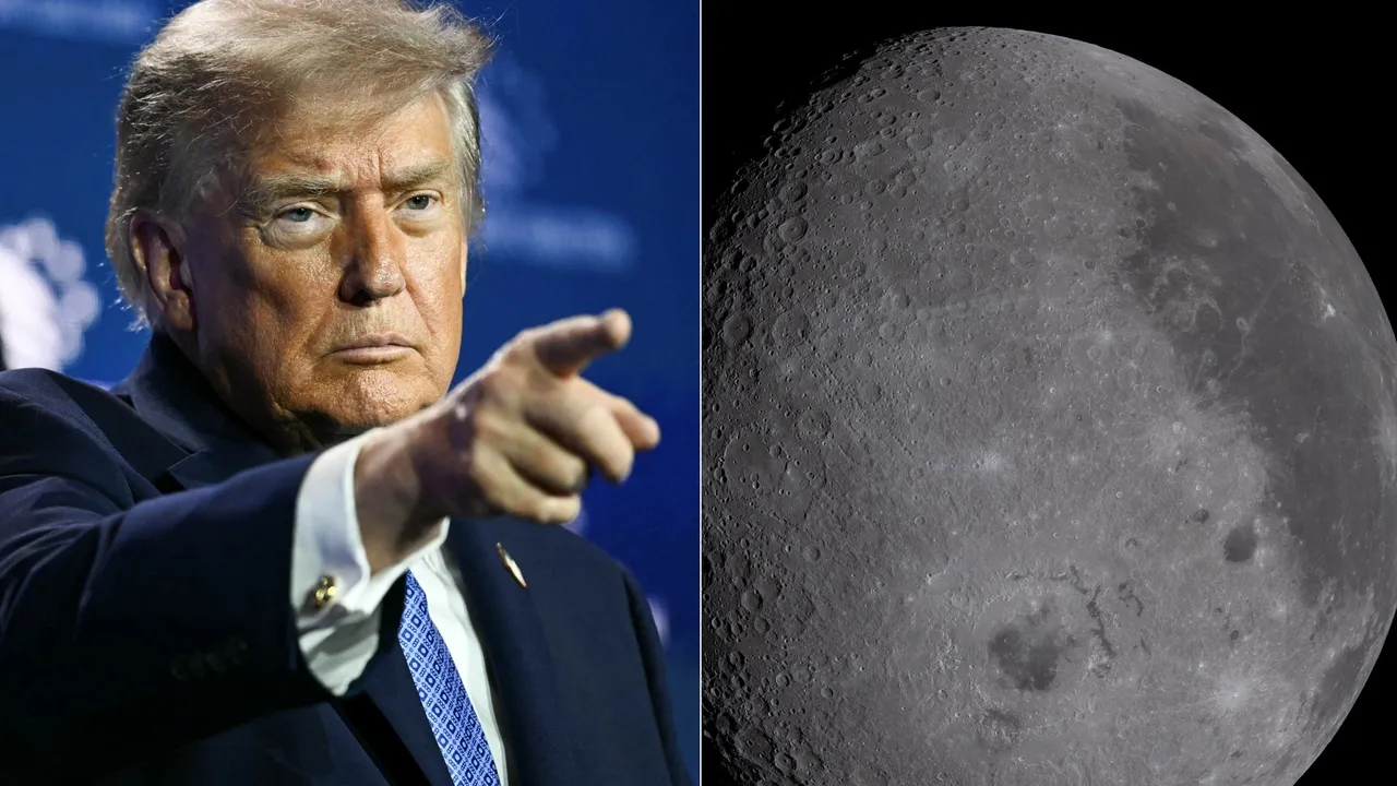 Trump dice que la Luna le pertenece a Estados Unidos. Obvio solo está bromeando… ¿o no?