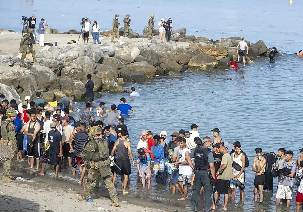La Audiencia Nacional desmonta el relato del Gobierno sobre la avalancha de Ceuta y su defensa de Marruecos