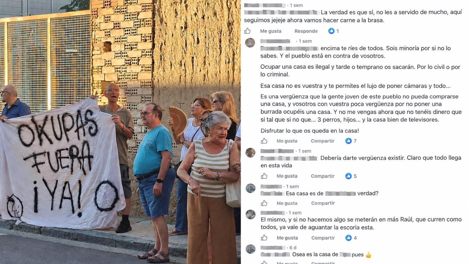 "Aquí seguimos, ahora vamos a hacer carne a la brasa": así se reían de los vecinos los okupas de un pueblo de Zaragoza