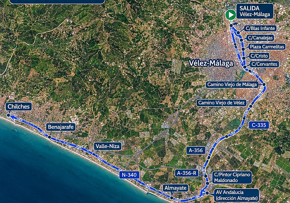 Vélez-Málaga prepara cortes y restricciones por la salida de La Vuelta este viernes