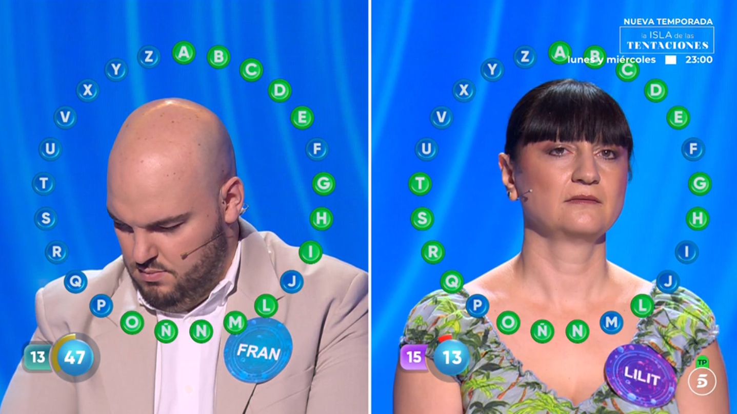 Atresmedia e ITV Studios estudian acciones legales contra Mediaset y 'Rueda la letra' por presunto plagio de 'Pasapalabra'