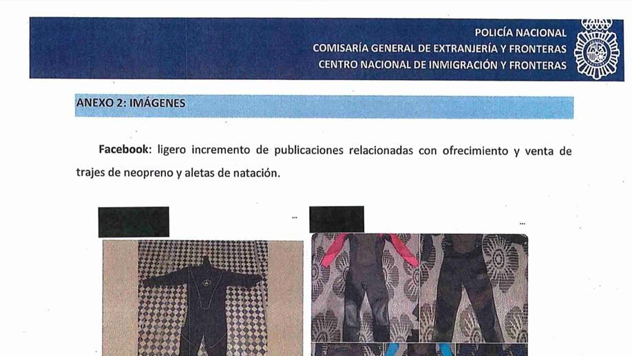 La Policía alertó que los agentes marroquíes no controlarían la frontera dos días antes del asalto y localizó los neoprenos que usarían los migrantes