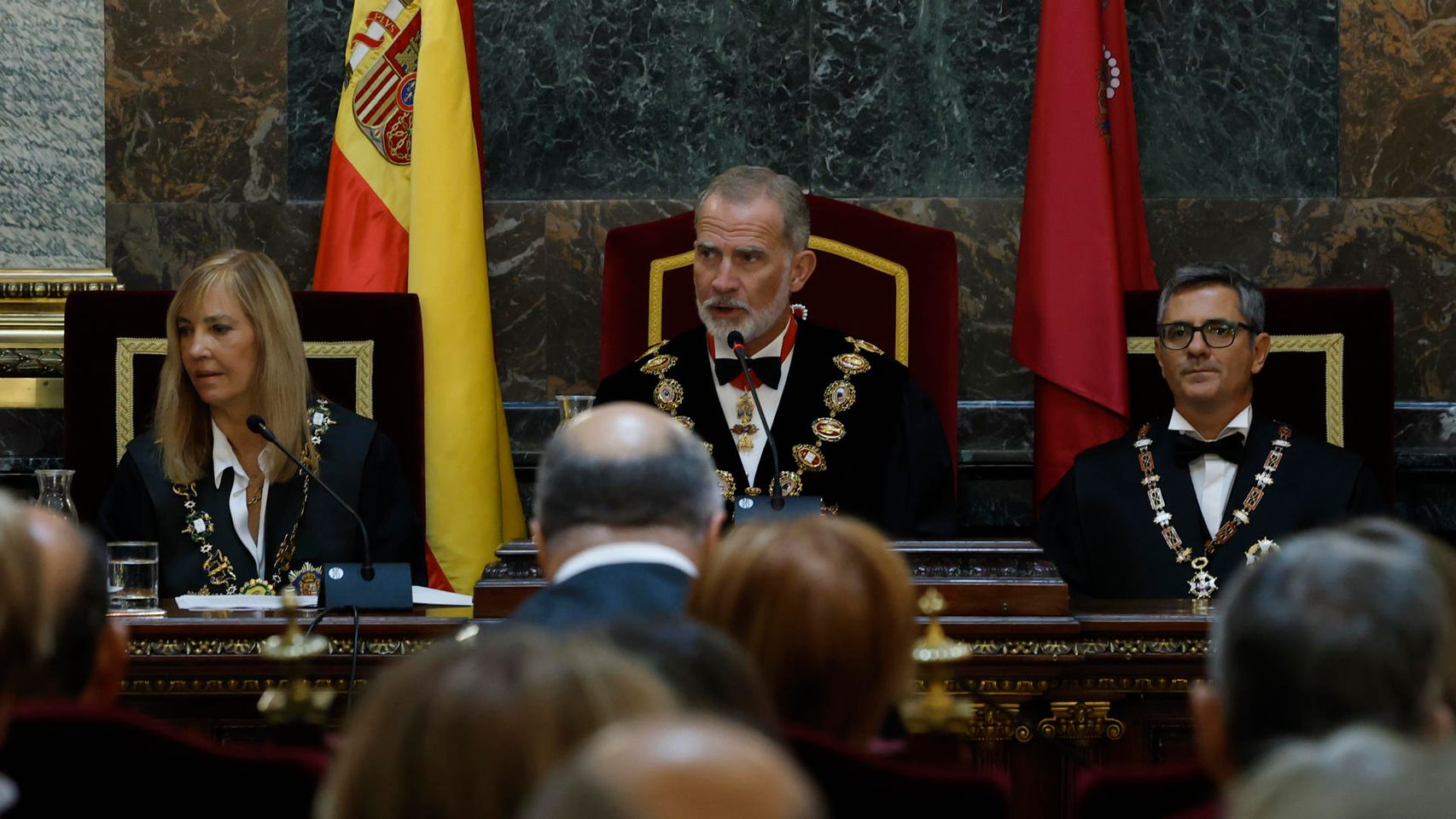Última hora política, en directo | El Rey preside la apertura del año judicial en un ambiente de tensión por las críticas del Gobierno a los jueces