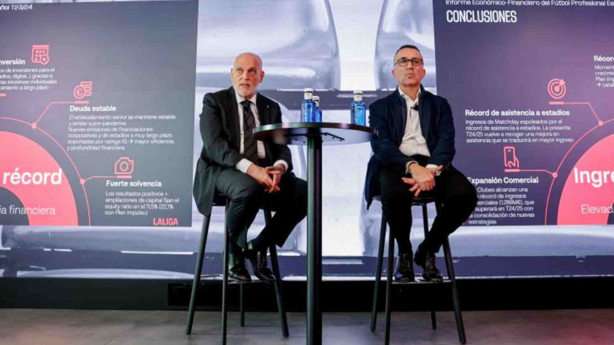 Tebas defiende el control económico de LaLiga: "Somos el ejemplo que se pone en toda Europa"