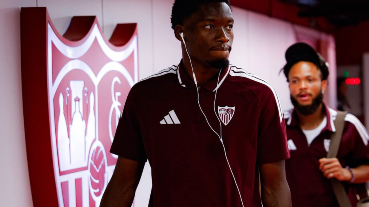 La madurez de Agoumé: "Mi cabeza siempre ha estado en el Sevilla"