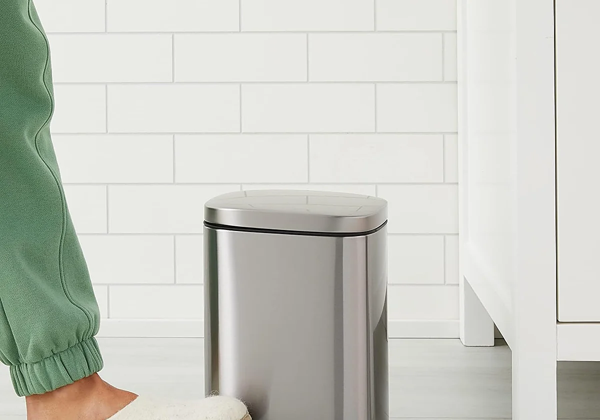 Los mejores cubos de basura con pedal por menos de 25€ para cocina y baño