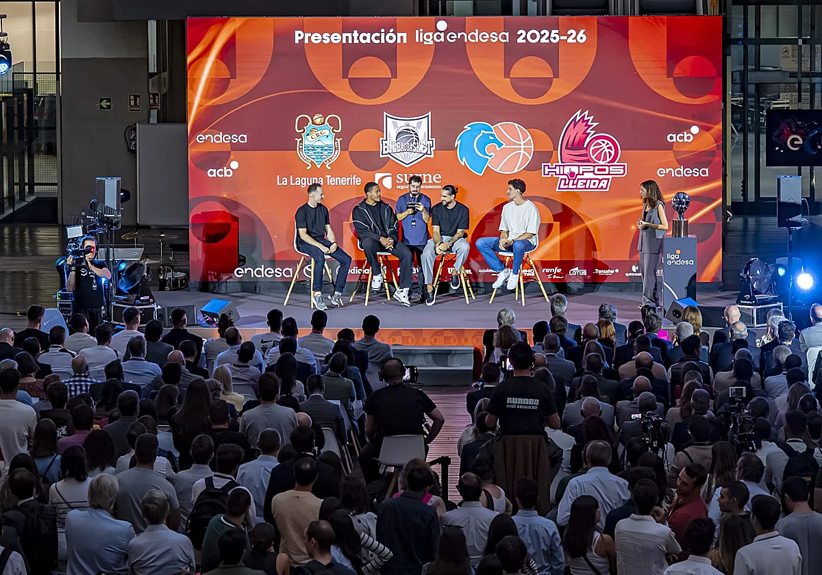 Hernangómez, Saint-Supery y Meli Gretter; los representantes del baloncesto malagueño en la presentación de la Liga Endesa y la Liga femenina