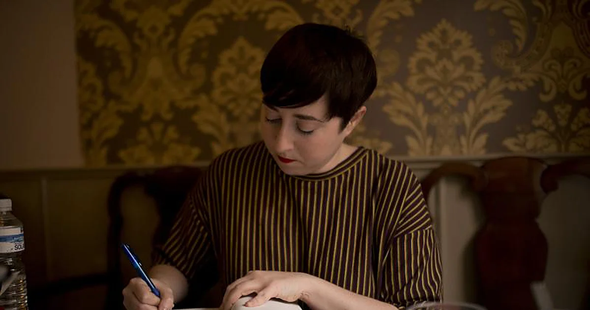 Elena Medel, en el interior del campus
