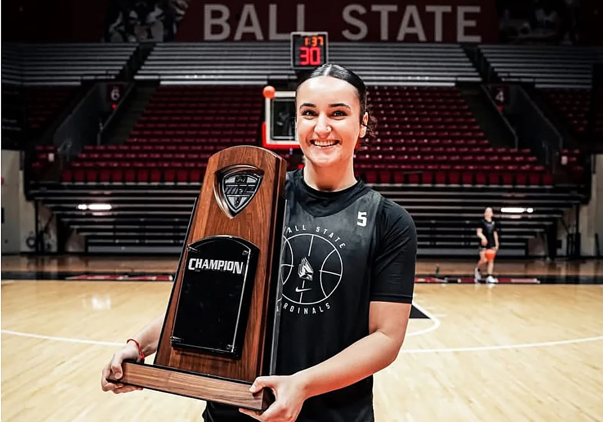 Violeta Rojas, una malagueña que luce un anillo de la NCAA