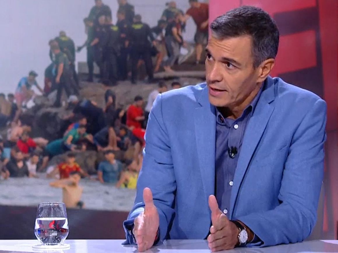 Sánchez anuncia que habrá 10.000 plazas para migrantes en Ceuta y alaba la "inteligencia" de Marruecos durante el asalto